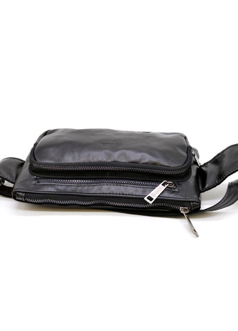 Шкіряна чорна сумка на пояс унісекс ga-8137-3md TARWA (263776536)