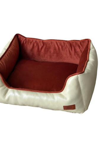 Лежак для собак та котів до 10 кг. Серія Карпати "Манеж" . Бежево-коричневий VseVporyadke (259500559)