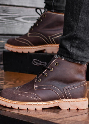 Коричневые зимние ботинки south rebel brown/winter Vakko