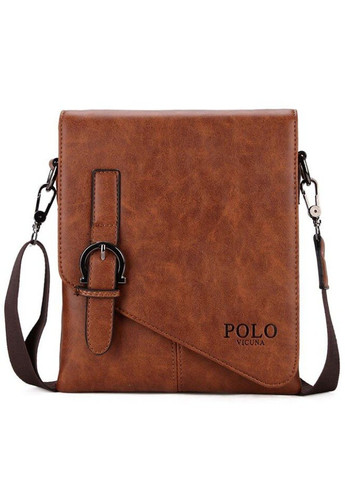Чоловіча повсякденна коричнева сумка 8838-1 Polo (263360645)