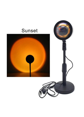 Проекционный светильник закат USB атмосферная лампа для фото Solar sunset lamp (258186247)