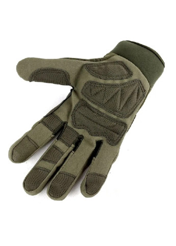 Рукавички тактичні закриті сенсорні для смартфона від вітру від холодного повітря (473863-Prob) Розмір М оливковий Unbranded (256704804)