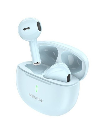 Бездротові навушники Handsome (TWS, Bluetooth 5.3, LED індикатор, зарядний чохол) - Блакитний Borofone bw33 (259960206)