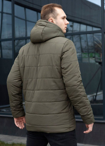 Оливкова (хакі) зимня зимова куртка No Brand