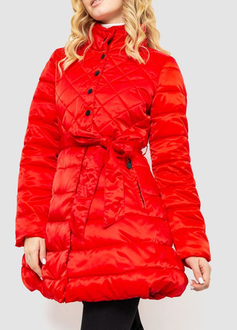 Красная демисезонная куртка женская демисезонная, цвет черный, Ager