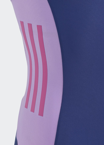 Синий летний слитный купальник cut 3-stripes adidas
