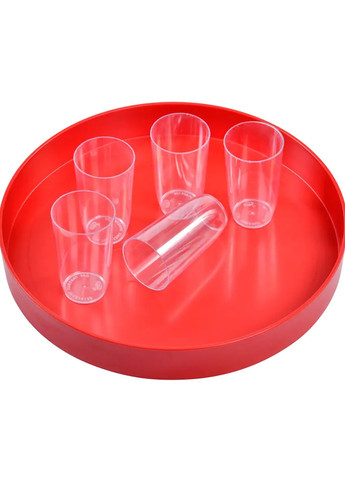 Склянка пластикова багаторазова 200 мл (полістирол) МЕД (274382591)