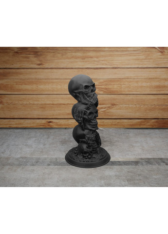 Статуэтка череп "ничего не вижу, ничего не слышу, ничего не скажу". ЗаСвіт (261555327)