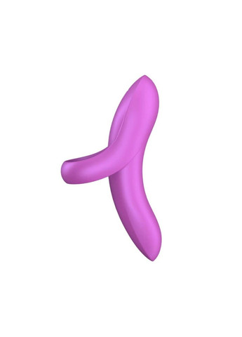 Вибратор на палец Bold Lover Dark Pink, гибкий Satisfyer (258470831)