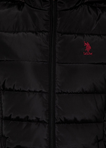 Черная куртка теплая женская U.S. Polo Assn.