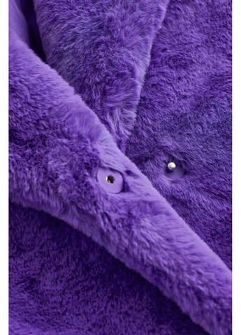 Женская шуба из искусственного меха Н&М (10009) XS Фиолетовая H&M (269991312)