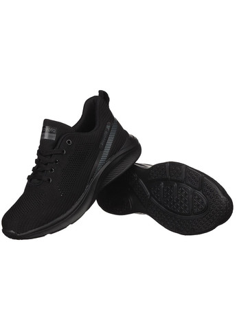 Черные демисезонные кроссовки b5030-1 текстиль черный женсикй Bayota