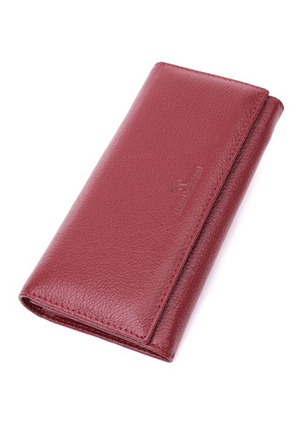 Оригінальний жіночий гаманець з натуральної шкіри 22522 Бордовий st leather (277980446)
