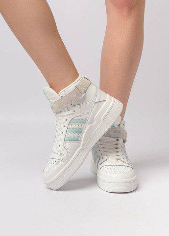 Білі осінні кросівки жіночі, вьетнам adidas Originals Forum 84 Mid White Mint