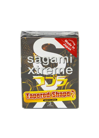 Презервативи Xtreme Tapered Shape (Cobra) 3шт Sagami (259906625)