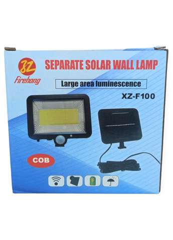 Ліхтар світильник прожектор розумний вуличний автономний на сонячній батареї день ніч датчик руху LED Solar (266915498)