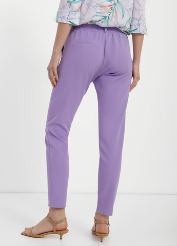 Фиолетовые повседневный, кэжуал летние прямые брюки DANNA