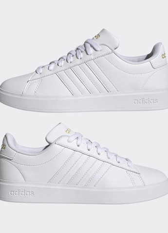 Білі всесезонні кросівки grand court td lifestyle court casual adidas