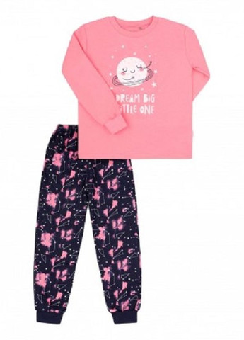 Темно-розовая пижама утепленная детская бемби Бембі