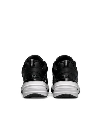 Чорні осінні кросівки жіночі, вьетнам Nike M2K Tekno Premium Black White
