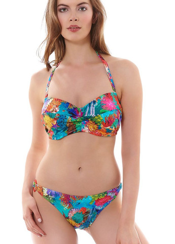 Комбинированный летний купальник раздельный 3929/3932 раздельный, бандо Freya Under The Sea