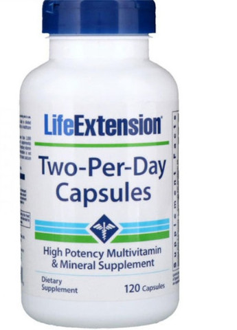 Two-Per-Day Capsules 120 Caps Life Extension (256719042)
