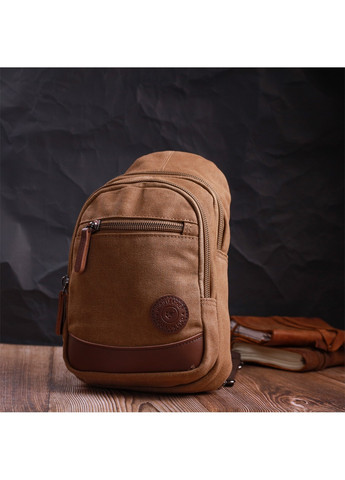 Оригінальна сумка для чоловіків через плече з ущільненою спинкою Vintagе 22177 Коричневий Vintage (267932173)