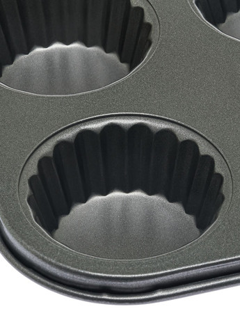 Форма для випікання кексів та мафінів на 12 комірок з антипригарним покриттям 35.5х27х3 см A-Plus (274060162)