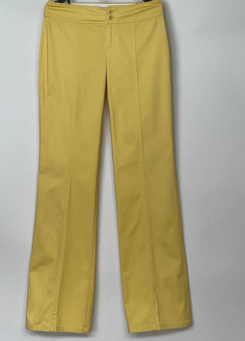 Светло-желтые кэжуал демисезонные брюки Strenesse