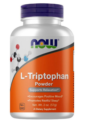 L-Tryptophan рowder 57 g /57 servings/ Now Foods (256725171)