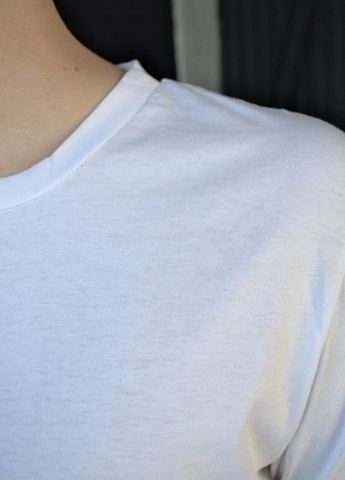 Белая базовая хлопковая футболка Vakko