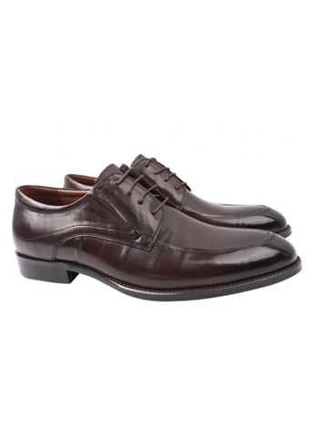 Коричневые туфли мужские из натуральной кожи, на низком ходу, на шнуровке, коричневые, lido marinozi Lido Marinozzi
