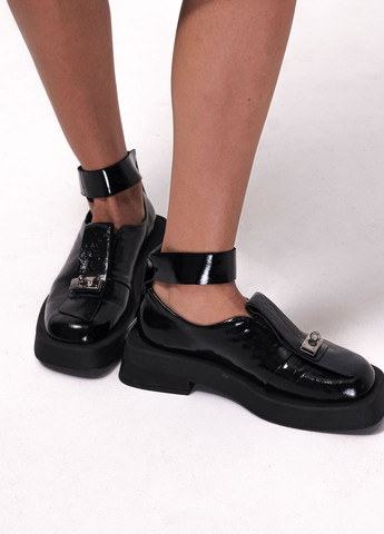 Туфлі лакові з пряжкою чорні Aquamarin (262885298)