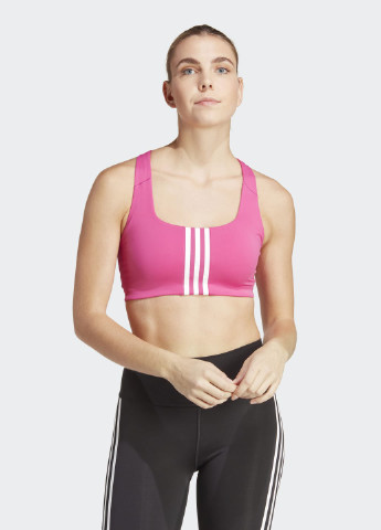 Рожевий спортивний бра powerimpact medium-support adidas