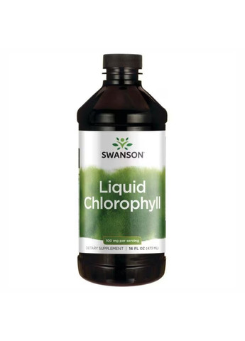 Рідкий Хлорофіл Liquid Chlorophyll 100мг - 473мл Swanson (269462124)