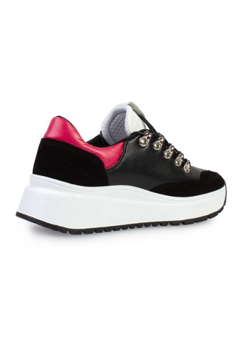 Черные демисезонные кроссовки женские бренда 8501365_(2) ModaMilano