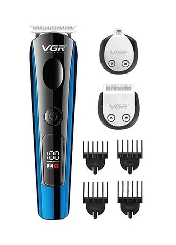 Машинка для стрижки волосся V-259 3 в 1 бездротова акумуляторна з режимом "Турбо" VGR (276525865)