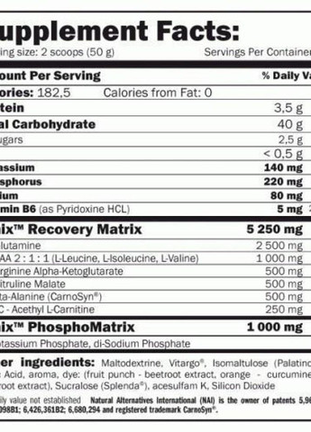 Ізотонік IsoLyn Recovery 800 g (Lemon) Amix Nutrition (276593978)
