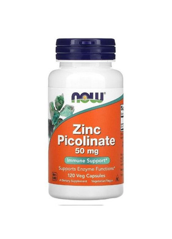 Zinc Picolinate 50 mg 120 Caps NOW-01552 Now Foods (268211917)