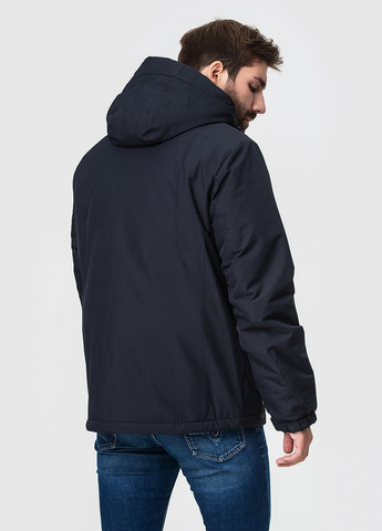 Синяя зимняя стильная мужская куртка модель Black Vinyl 23-2262