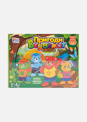 Настольная игра - Приключения медвежат цвет разноцветный ЦБ-00224946 Fun Game (260394749)