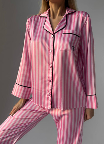 Розовая стильная пижама No Brand