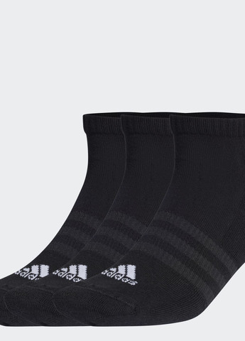 Три пары низких носков Cushioned Low-Cut Socks adidas (277607194)
