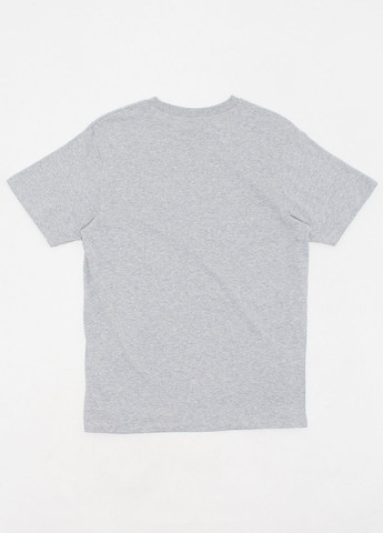 Серая футболка basic,серый с принтом, Wesc