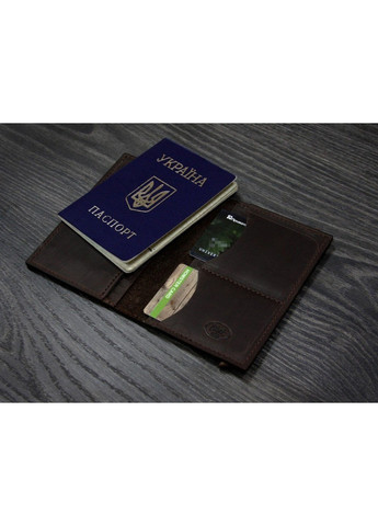 Обложка на паспорт из кожи 2.0 бордовая Краст BN-OP-2-VIN BlankNote (276837886)