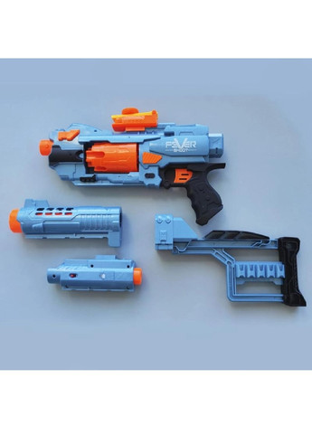 Дитяча іграшка автомат іграшкова зброя для дітей хлопчиків із лазерним прицілом і м'якими патронами (475509-Prob) Unbranded (268982486)