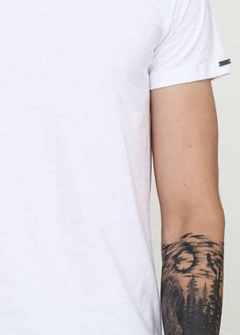 Біла футболка чоловіча new білий 202 Cornette