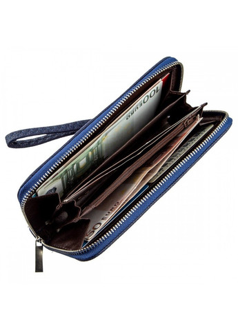 Жіночий гаманець з еко шкіри флотар 19013 Синій KIVI (262453656)