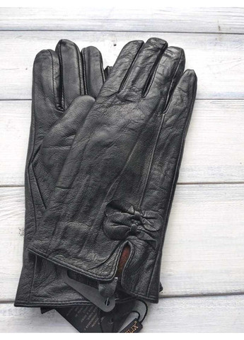 Жіночі шкіряні рукавички чорні 358s3 L Felix (261486671)