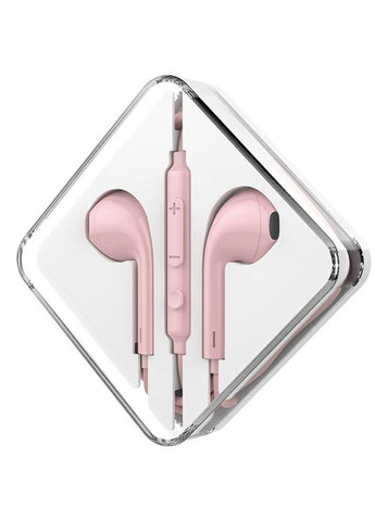 Навушники дротові вкладиші M55 з мікрофоном Jack 3.5 колір рожевий ЦБ-00230820 Hoco (262290061)
